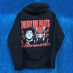 Twenty One Pilots Breach Rock Zip-Up Hoodie Size Small